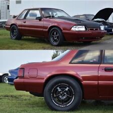 VMS V Star 5 Drag Pack Racing Wheels Rims 15X3.5 & 15x8 4X108 Fox Body Mustang picture