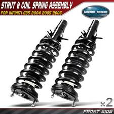 2x Front Complete Strut & Coil Spring Assembly for Infiniti G35 2004-2006 Sedan picture