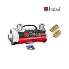 GENUINE FACET RED TOP FUEL PUMP + 8mm INLET / OUTLET UNIONS picture