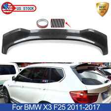 For BMW X3 F25 2011-2017 X3M Style Carbon Fiber Rear Trunk Roof Spoiler Lip Wing picture