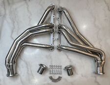 Stainless Steel Long Tube Headers for 67-87 Chevy and GMC Pickup Trucks with SBC picture