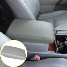 For 2008-2013 Toyota Highlander Leather Center Console Armrest Cover Lid Gray picture