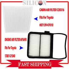 Combo Set AF5698 C35516 Engine & Cabin Air Filter 2004-2009 For Toyota Prius picture