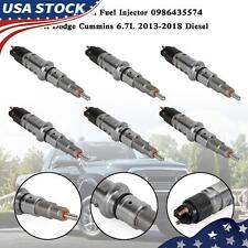 6PCS Common Rail Fuel Injector 0986435574 fit Dodge Cummins 6.7L 2013-2018 YU picture