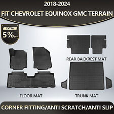 Cargo Mats Floor Mats Trunk Liners For 2018-2024 Chevrolet Equinox/GMC Terrain picture
