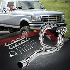 Stainless Mid Length Exhaust Header Manifold for 88-97 Ford F250/F350 7.5L V8 picture