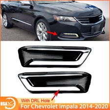 For 2014-2020 Chevrolet Chevy Impala Pair Fog Light Grille DRL Cover Bezels Trim picture