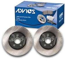 2 pc ADVICS Front Disc Brake Rotor for 2009-2010 Pontiac Vibe  - Braking td picture