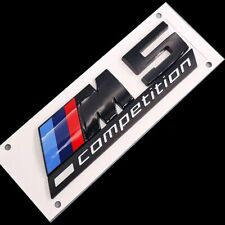 5 Series Gloss Black Emblem M5 COMPETITION Number Letters Rear Trunk Badge picture