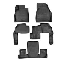 OMAC Floor Mats Liner for Buick Enclave 2008-2017 Black TPE All-Weather 5 Pcs picture