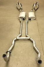 1969-71 FORD THUNDERBIRD 2 DOOR DUAL EXHAUST SYSTEM, ALUMINIZED WITH RESONATORS picture