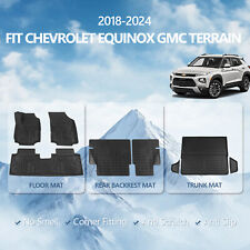 Fit 2018~2024 Chevrolet Equinox GMC Terrain Cargo Mats Floor Mats Trunk Liners picture
