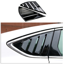 shiny Rear Quarter Panel Window Side Louvers Vent Fit for Ford Fusion Mondeo 4D picture