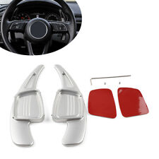 Silver Gear Shifter Steering Wheel Extension Paddle For Audi TT A3/4L/5 S3/4 Q2 picture