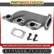 New LH Exhaust Manifold w/ Gasket Kit for Chrysler Voyager Town & Country Dodge picture
