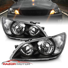 2001-2005 Factory Black Headlight Assembly Pair for Lexus IS300 Left+Right picture
