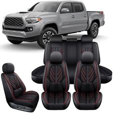 For Toyota Tacoma 2007-2024 Crew Cab 4-Door Car Seat Cover Front Rear Cushion picture