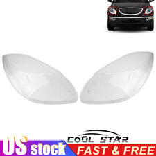 Pair Transparent Headlight Headlamp Cover Lens Fit for Buick Enclave 2008-2012 picture