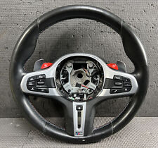 ⭐ 18-23 BMW X3M COMPETITION G01 F97 DRIVER STEERING WHEEL BLACK LEATHER ADAPTIVE picture