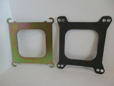  SQUARE BORE CARBURETOR ON A SPREAD BORE MANIFOLD ADAPTER PLATE & GASKET #1100 picture