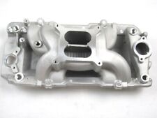 1965-1990 Chevy 396-454 Oval Port 1500-6500 Air Gap Intake Manifold Satin E42443 picture