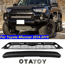 Front Grille For Toyota 4Runner SR5 TRD 2014-19 Mesh Grill Matte Black W/Letters picture
