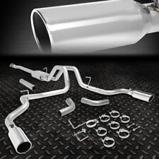 FOR 15-20 FORD F150 STAINLESS STEEL CAT BACK EXHAUST SYSTEM+DUAL 4