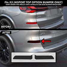 Fits 2024 BMW X5 M-SPORT SMOKE Rear Reflectors PreCut Tint Overlay Vinyl picture