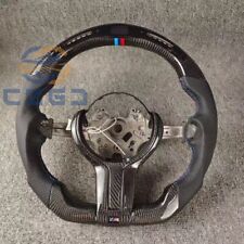 Real LED Carbon Fiber Steering Wheel For Bmw F82 F80 M sport M2 M3 M4 picture