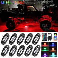 RGB LED Rock Lights Underbody Wireless APP Music Chasing For Dune Buggy Offroad picture