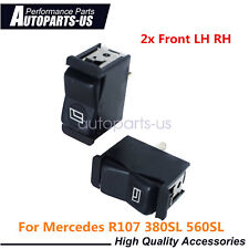 right+left For Mercedes R107 380SL 560SL Front Window Switch 1982-1989 picture