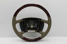 OEM 06-10 Lucerne Walnut Burl Wood and Cashmere Leather Steering Wheel Controls picture