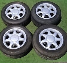 Factory Toyota MR2 Wheels Tires Hubcaps Covers Set 4 OEM 1989 thru 2000 5 Lug picture