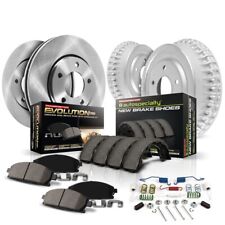 KOE15020DK Powerstop Brake Disc And Drum Kits 4-Wheel Set Front & Rear for Chevy picture