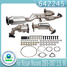 Exhaust Catalytic Converter Set for Nissan Murano 3.5L 2003-2007 Three Piece Set picture