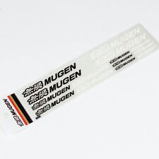 Genuine Mugen Sticker Decal Set BLK/WHT 3.25', 2.25', 1.25' - (14 PC) YZ5-314B picture