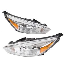 For 2015-18 Ford Focus Headlights Lights Headlamps Lamps 15 16 17 18 Left+Right picture