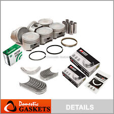 Pistons Bearings Rings Fit 91-99 Mitsubishi 3000GT Dodge Stealth 3.0L Turbo picture