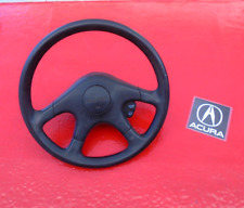 92 93 ACURA INTEGRA STEERING WHEEL WITH CRUISE CONTROL SWITCH BLACK OEM 4 SPOKE  picture