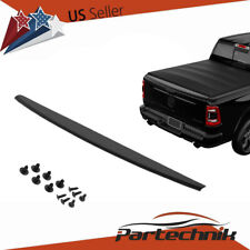 For 09-18 Dodge Ram 1500 Pickup Black Tailgate Top Cap Protector Spoiler Cover picture