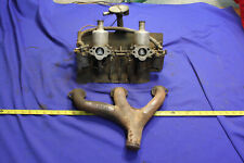 MG Midget AH Sprite HS2 Carburetors Intake and Exhaust Manifold Setup picture
