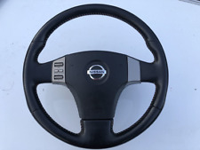 NISSAN Skyline M35 PVC35 V35 Steering Wheel JAPAN Red stitch  picture