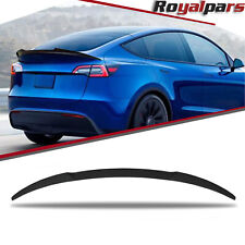For 20-23 Tesla Model Y Sport Style Rear Trunk Spoiler Wing Lip ABS Matte Black picture