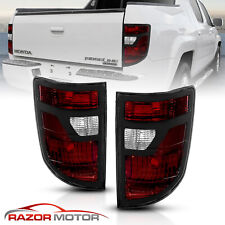 For 2006-2008 Honda Ridgeline Factory Style Dark Red Taillights Pairs picture