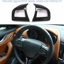 For Maserati Quattroporte 2013-23 ABS Carbon Fiber Steering Wheel Control Cover picture