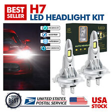 2x 6000K H7 LED Headlight Hi/Low Beam Bulbs For Volkswagen Eos Golf City R32 picture