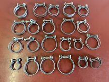 HOSE CLAMPS WIRE AND SLIP TYPE (22) VINTAGE HOT ROD TROG SCTA SHOP GARAGE picture
