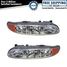 Headlights Headlamps Left & Right Pair Set NEW for 99-04 Oldsmobile Alero picture