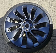 Tesla Model 3 Black OEM TPMS OEM Rim 20”x9”W/ 235/35/20 Michelin Tire Like New picture