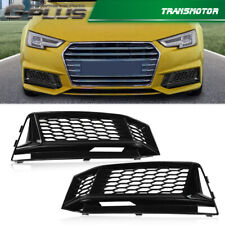 Fit For Audi A4 B9 S-line/S4 B9 2016-2018 RS5 Style Fog Light Grill Bezel Cover picture